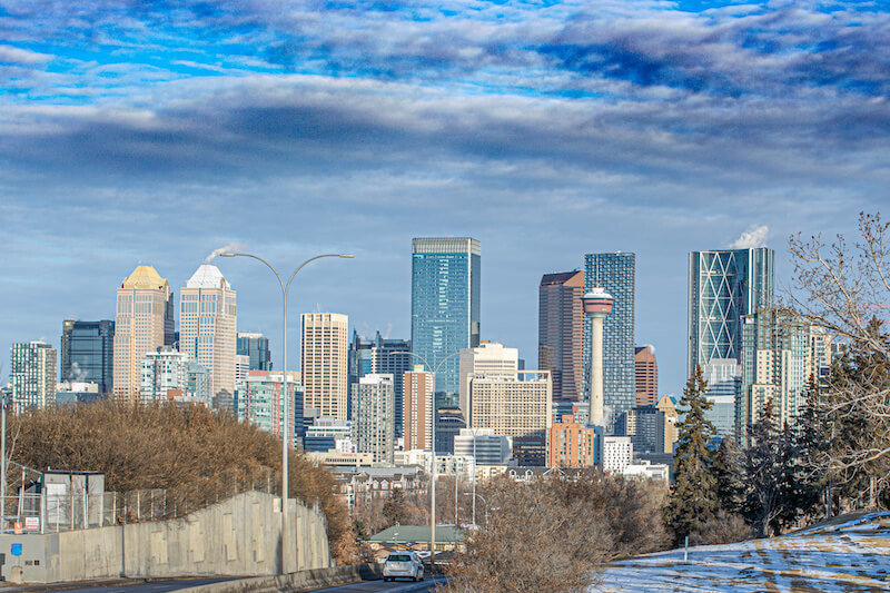 Downtown Calgary vehicle removal